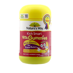 Kẹo dẻo cho bé Vita Gummies Nature's way tăng đề kháng, ăn ngon, chống táo bón mgs (nhập khẩu)