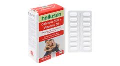 Heilusan Calcium 600+ Vitamin D3 giúp ngừa loãng xương hộp 3 vỉ x16 viên