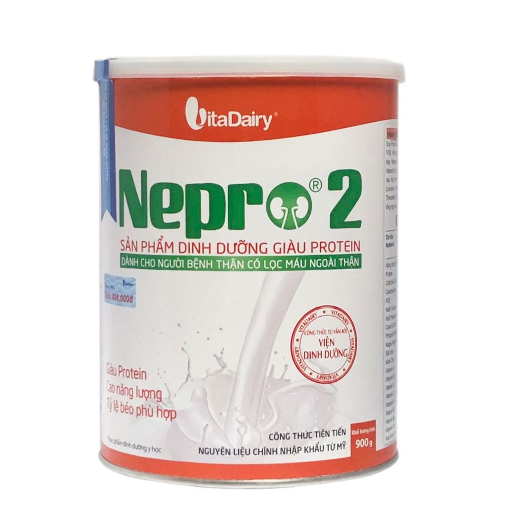 Sữa bột VitaDairy Nepro 2 cho người bệnh chạy thận nhân tạo 400gr 900gr