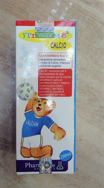 Siro Calcio FitoBimbi bổ xung Canxi Vitamin D hỗ trợ  phát triển xương răng cho trẻ