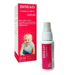 Chai xịt Dimao Vitamin D3 400IU 25ml trẻ em