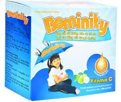 Bominity bổ sung vitamin C dạng ống uống cho trẻ em trên 2 tuổi