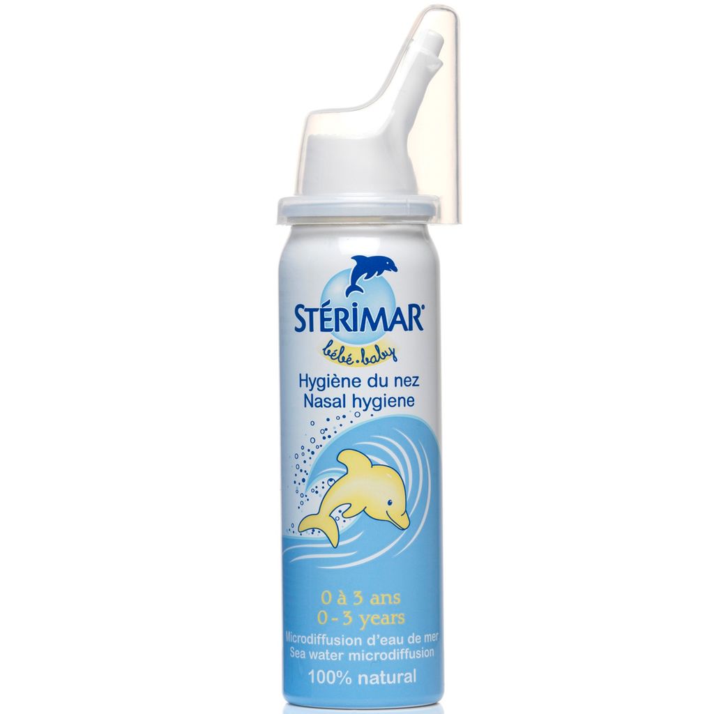 Xịt muối biển đẳng trương Sterimar baby cho trẻ sơ sinh 50ml