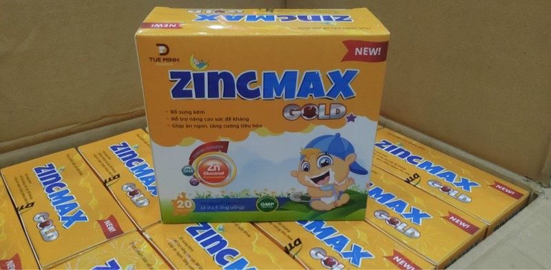 Ống uống bổ sung kẽm ZincMax GOLD