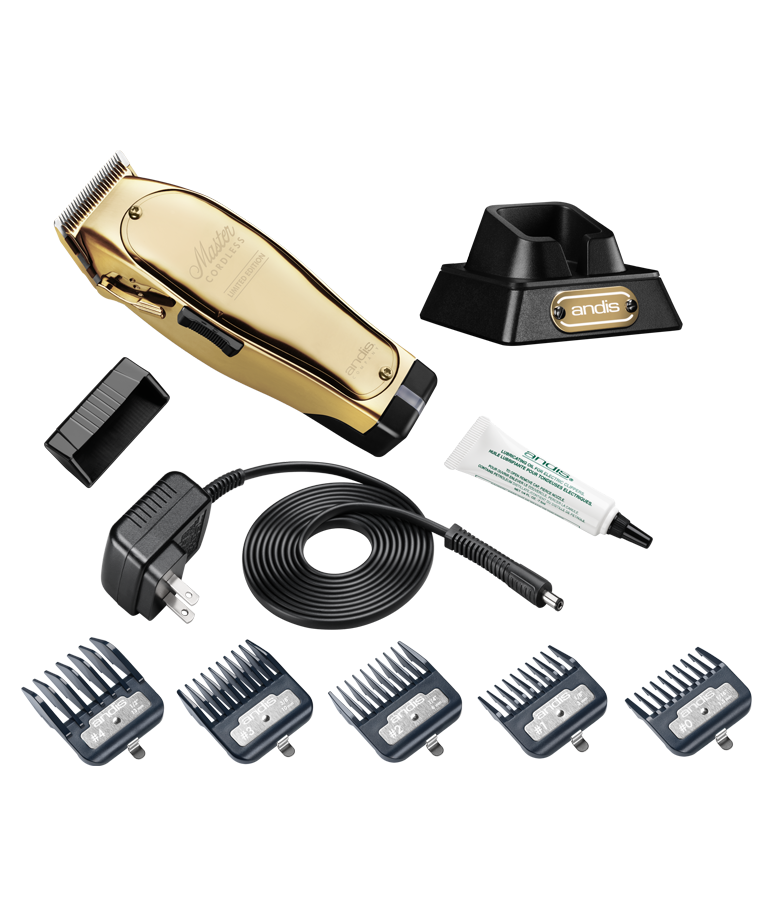  Andis - Master Cordless Limited Edition Gold Clipper 