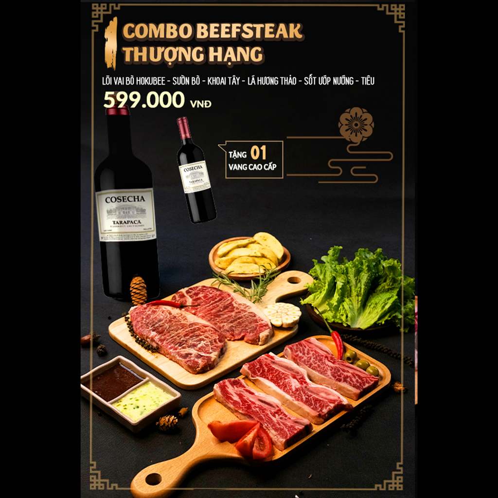  Combo Beefsteak thượng hạng 