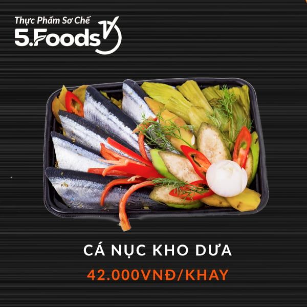  Cá nục kho dưa (sơ chế) 