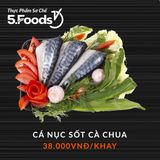  Cá nục sốt cà chua (sơ chế) 