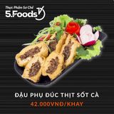  Đậu phụ đúc thịt sốt cà chua (sơ chế) 