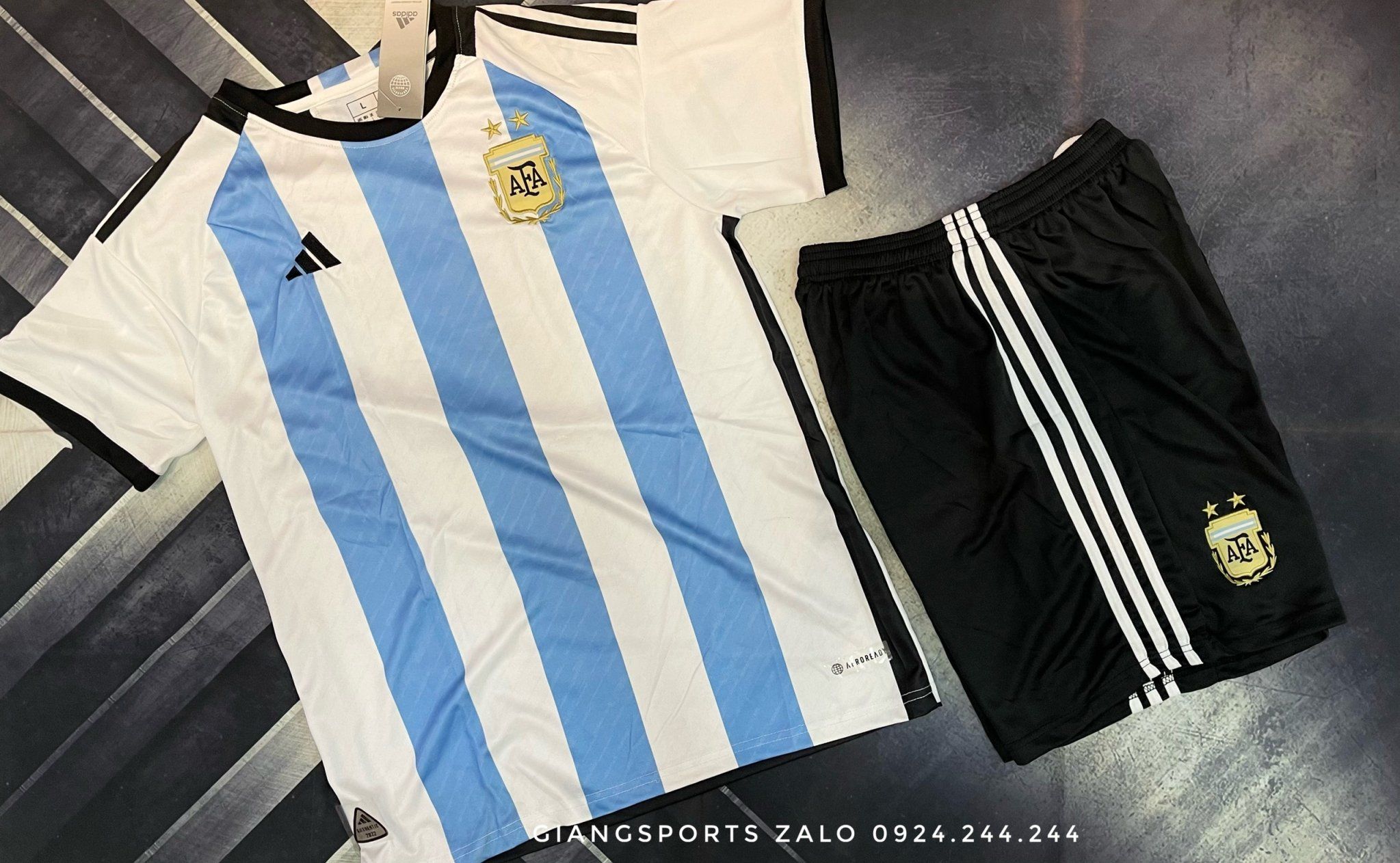 Áo bóng đá Quốc gia Argentina 2022/2023 (Made in Thailand) - Home Kits