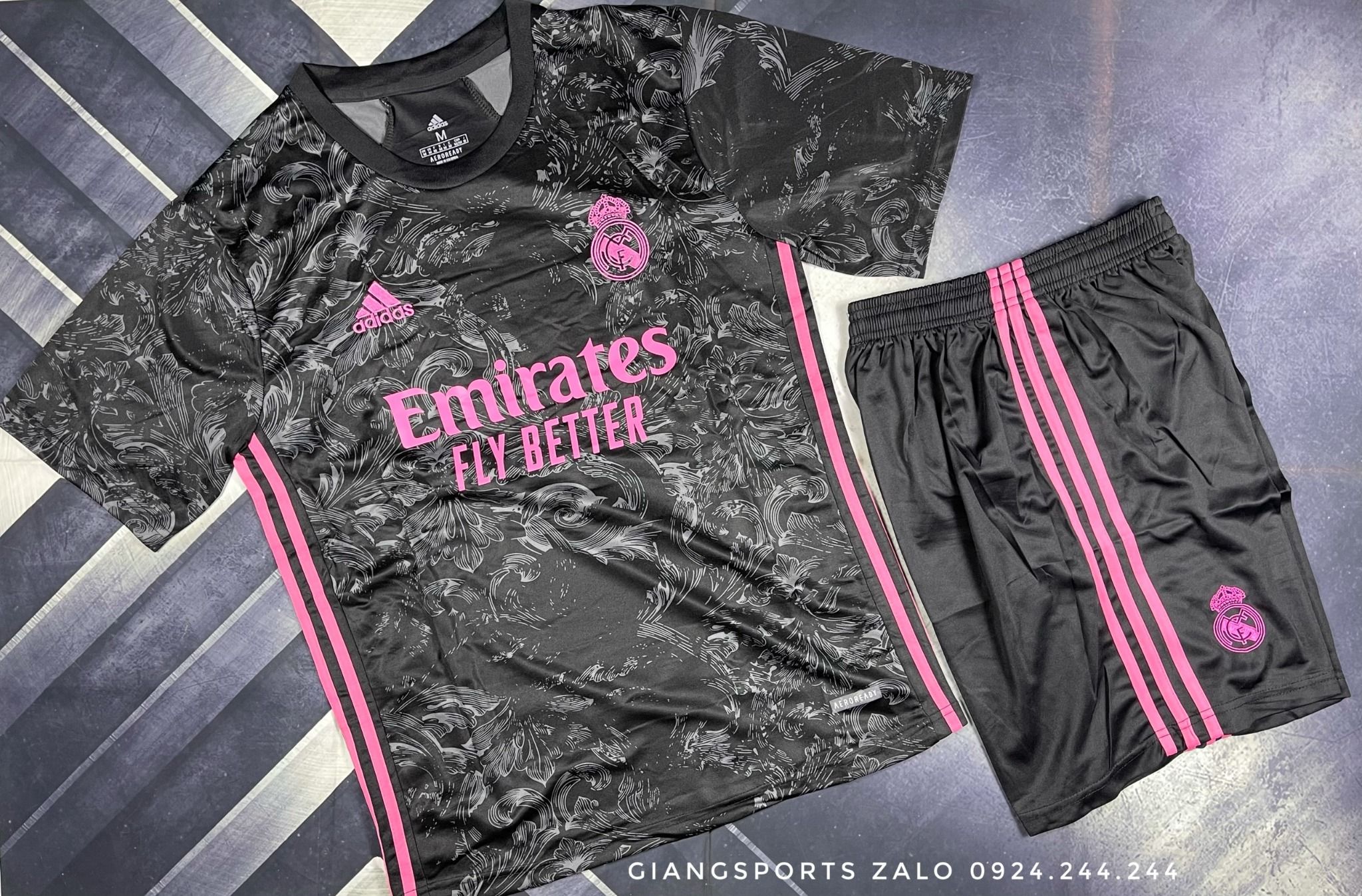 Áo bóng đá CLB Real Madrid mùa 2020/2021 (Đặt may) - Third Kits