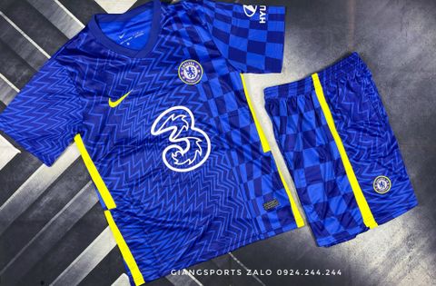 Áo bóng đá CLB Chelsea mùa 2021/2022 (Đặt may) - Home Kits