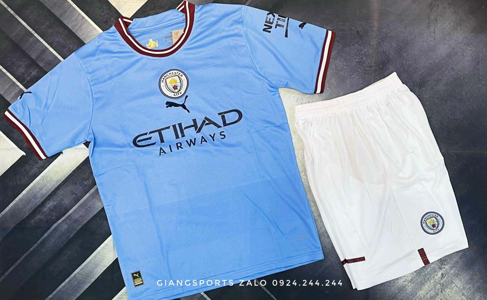 Áo bóng đá CLB Manchester City 2022/2023 (Made in Thailand) - Home Kits