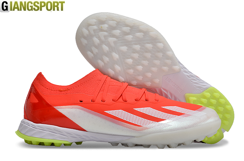 Giày sân cỏ nhân tạo  Adidas X Crazyfast đỏ đế TF