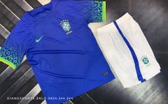 Áo bóng đá World Cup 2022 Quốc Gia Brasil (Made in Thailand) - Aways Kits