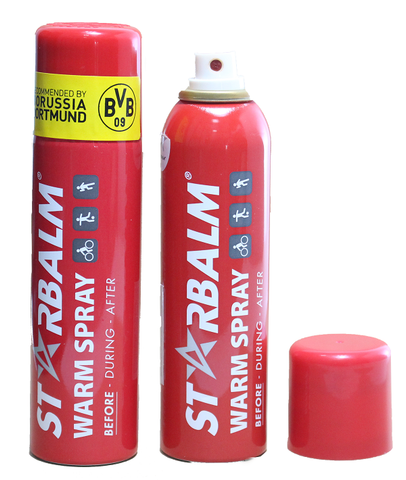 Chai xịt nóng Starbalm® Warm Spray 150ml chính hãng - sử dụng trước vận động