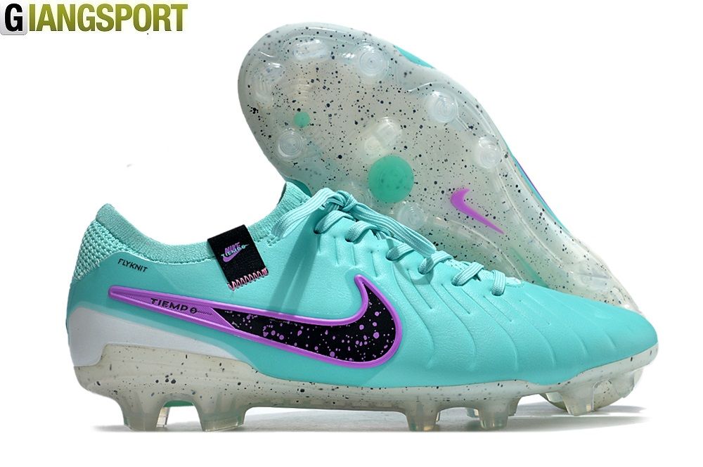 Giày sân cỏ tự nhiên Nike Tiempo Legend 10 Elite Pro xanh FG