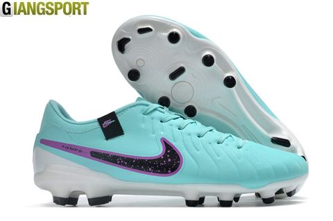 Giày sân cỏ tự nhiên Nike Tiempo Legend 10 Elite xanh FG