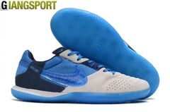 Giày đá banh Nike Streetgato xanh trắng IC