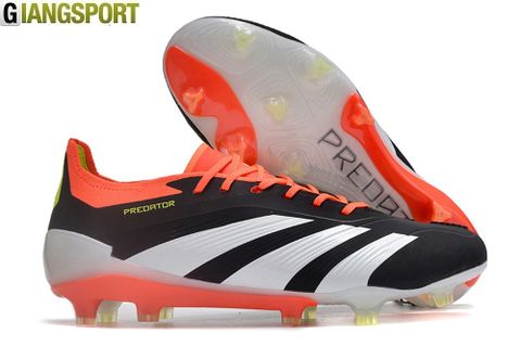 Giày sân cỏ tự nhiên Adidas Predator Accuracy+ đen đỏ có dây FG