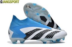 Giày sân cỏ tự nhiên Adidas Predator Accuracy+ xanh trời FG