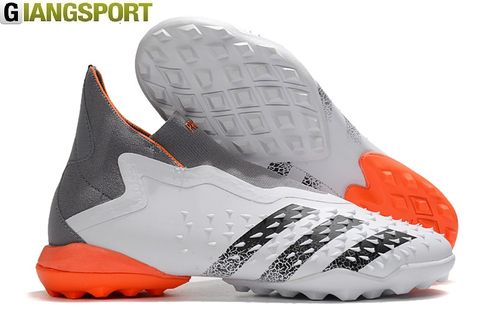 Giày sân cỏ nhân tạo Adidas Predator Freak không dây trắng TF