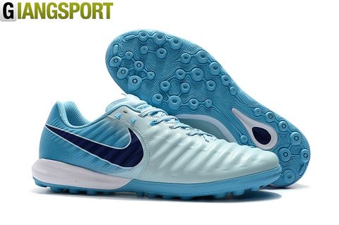 Giày sân cỏ nhân tạo Nike Tiempo Legend Pro VII xanh TF