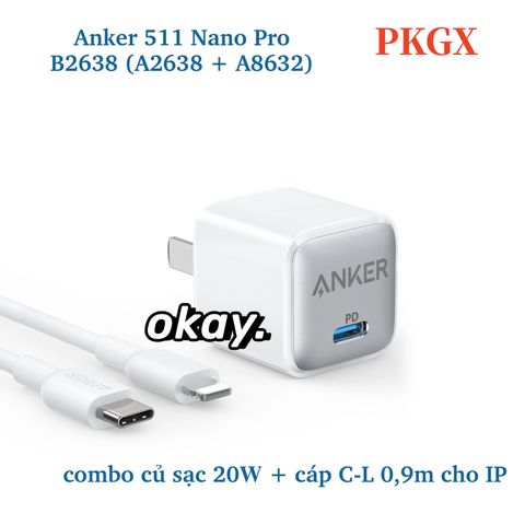Bộ Anker 511 Nano pro - A2638