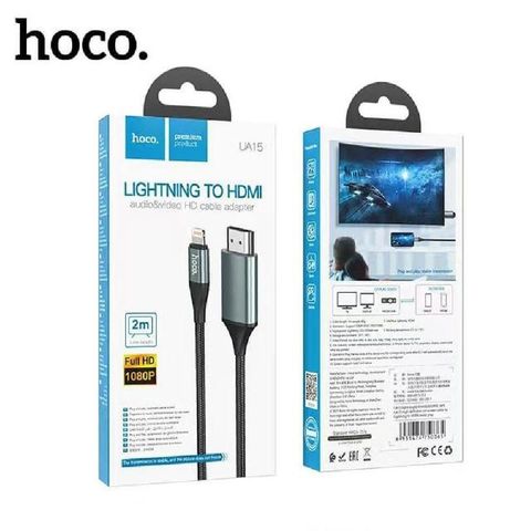 Đầu chuyển Hoco Lightning - HDMI UA15 2m