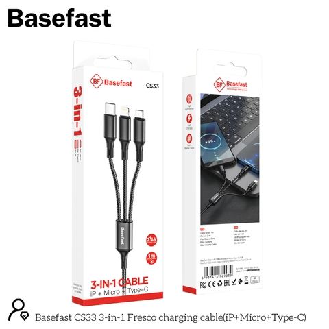 Cáp dù 3 đầu Basefast CS33