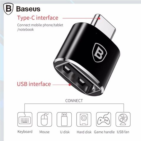 Đầu chuyển đổi Baseus USB - TypeC CATOTG