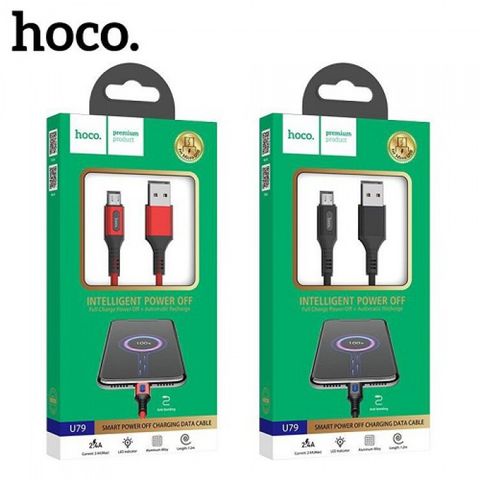 Cáp tự ngắt Hoco U79 cho iphone/mico/typec