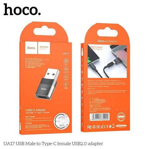 Đầu chuyển đổi Hoco UA17 USB sang TypeC