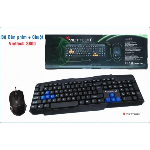 Bàn phím + chuột Viettech S800