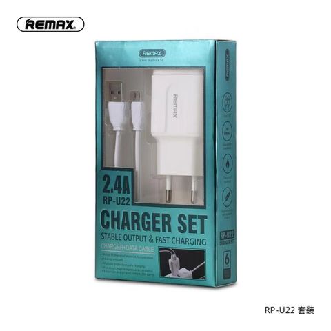 Bộ sạc 2 cổng Remax RP-U22 cho Micro/Iphone