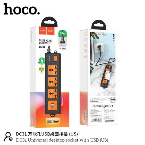 Ổ cắm điện Hoco DC31