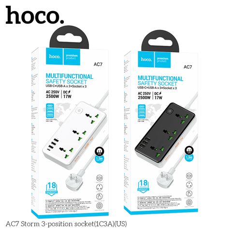 Ổ cắm điện đa năng Hoco AC7 17w