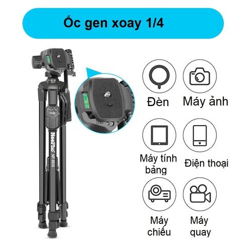 Gậy chụp ảnh Tripod NP-8830 (kèm điều khiển bluetooth)