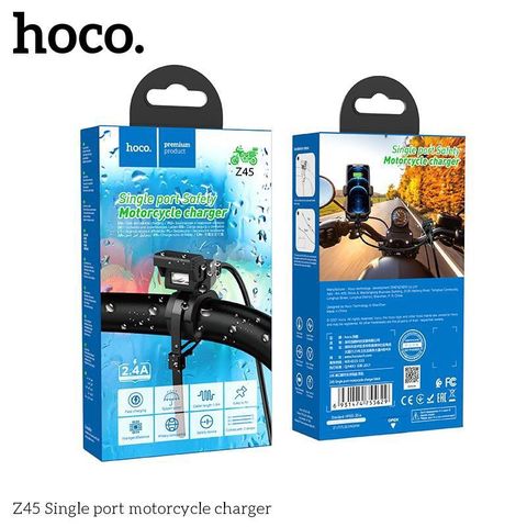 Tẩu sạc Hoco Z45 cho xe máy