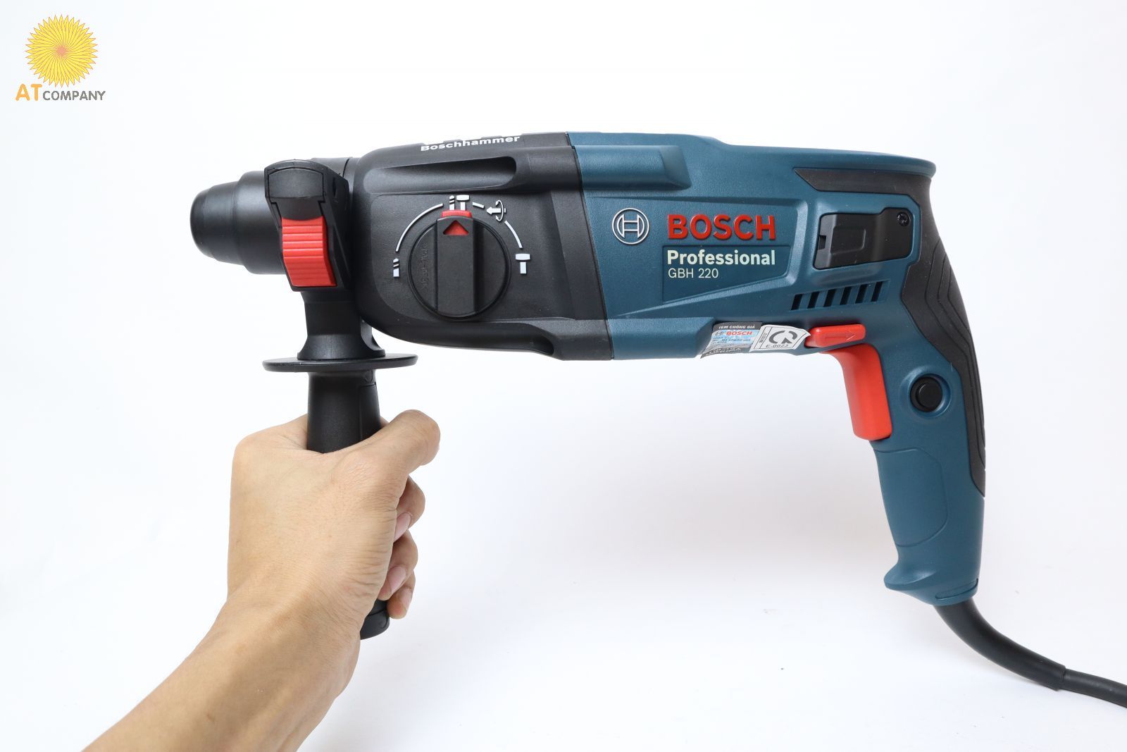  Máy khoan búa kiểu xoay dùng mũi SDS plus Bosch GBH 220 