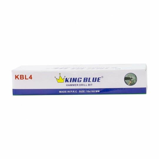  Mũi Khoan Bê Tông 4 Cạnh Kingblue KBL4-10*160 