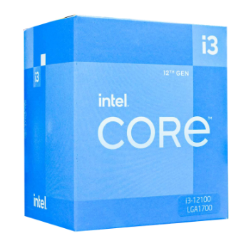 Bộ vi xử lý Intel Core i3 12100 / 3.3GHz Turbo 4.3GHz / 4 Nhân 8 Luồng / LGA 1700