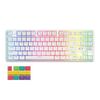 Bàn phím cơ Bluetooth Ajazz K870T RGB White - Red switch