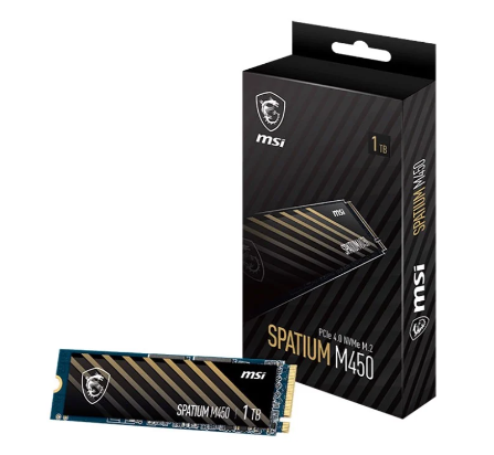 SSD MSI Spatium M450 1TB M.2 PCIe NVMe Gen4