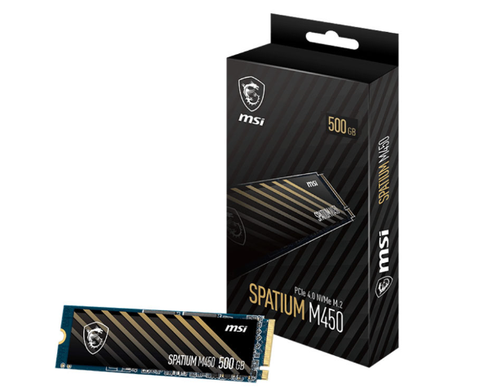 SSD MSI Spatium M450 500GB M.2 PCIe NVMe Gen4