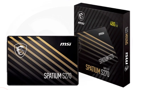 SSD MSI SPATIUM S270 480GB Sata 2.5