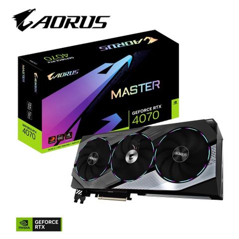 Card màn hình GIGABYTE AORUS GeForce RTX 4070 MASTER 12GB (GV-N4070AORUS M-12GD)