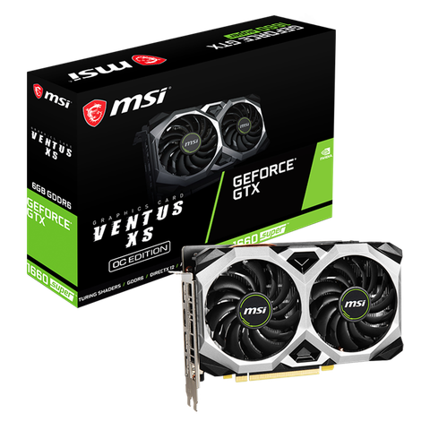 VGA MSI GTX 1660 Super Ventus XS OC