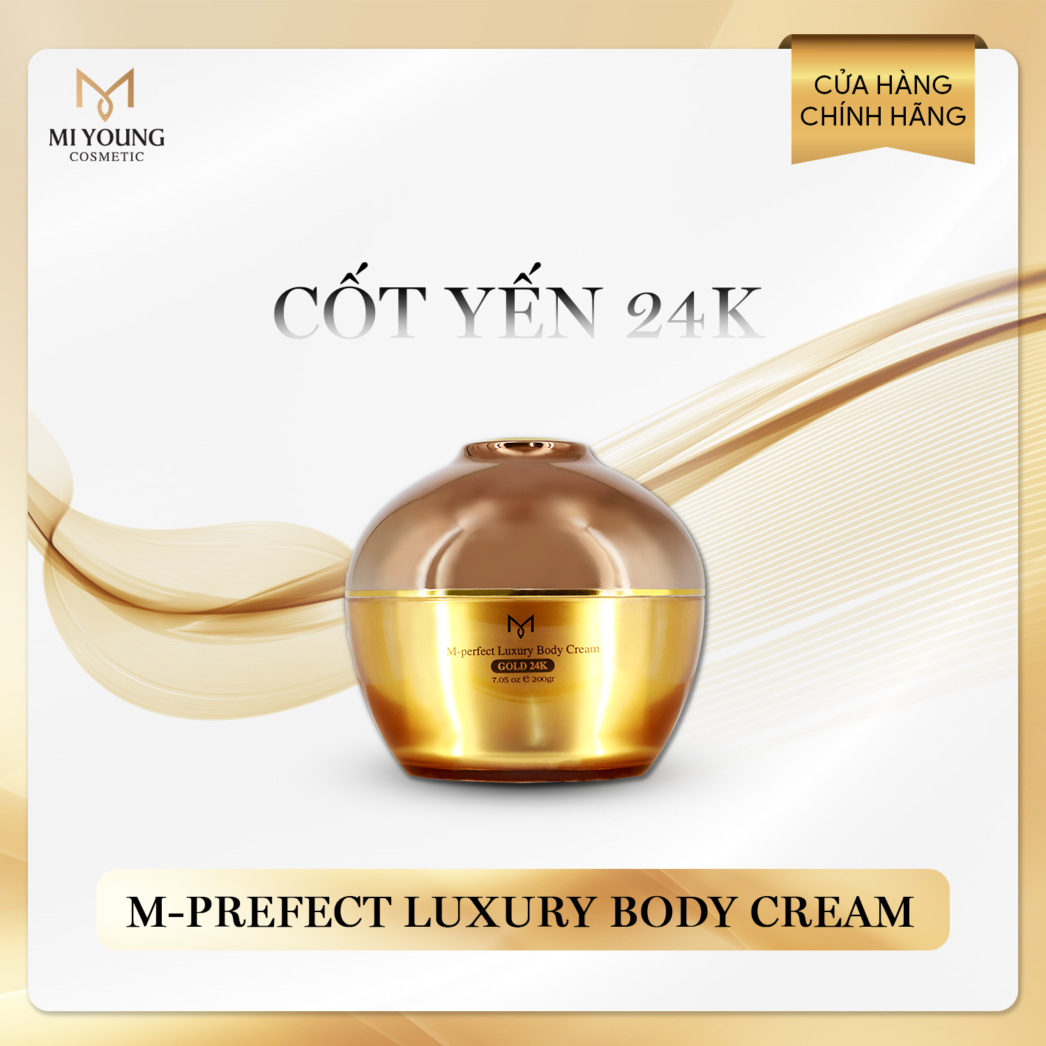 M-PERFECT LUXURY BODY CREAM VÀNG 24K