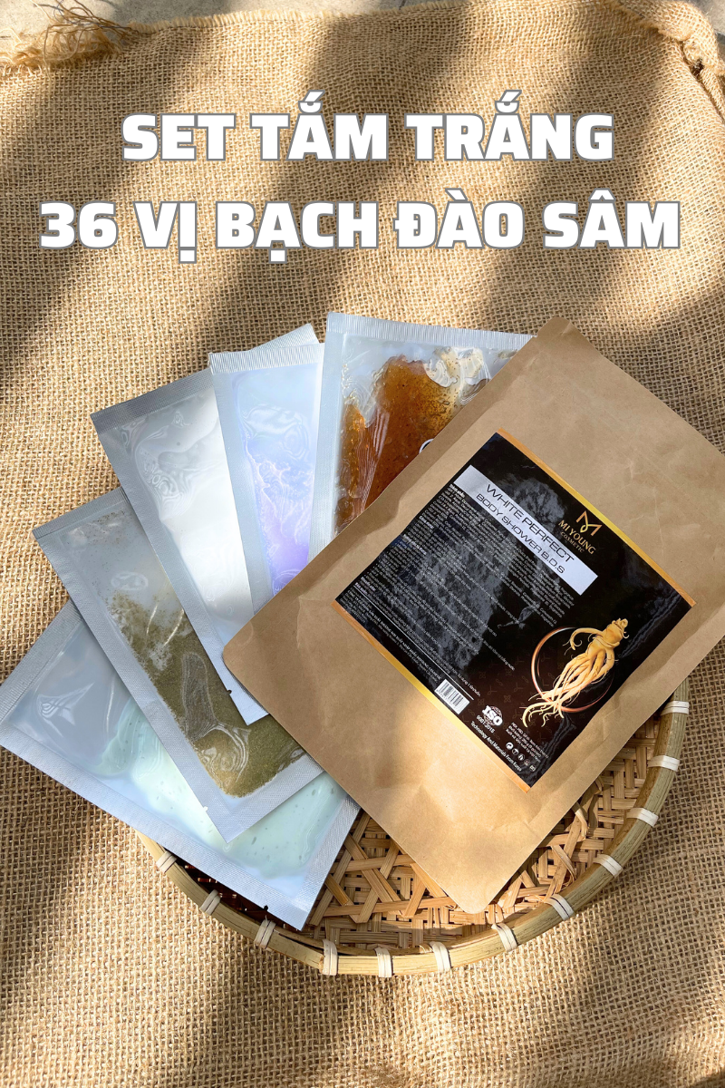 SET TẮM TRẮNG BẠCH ĐÀO SÂM
